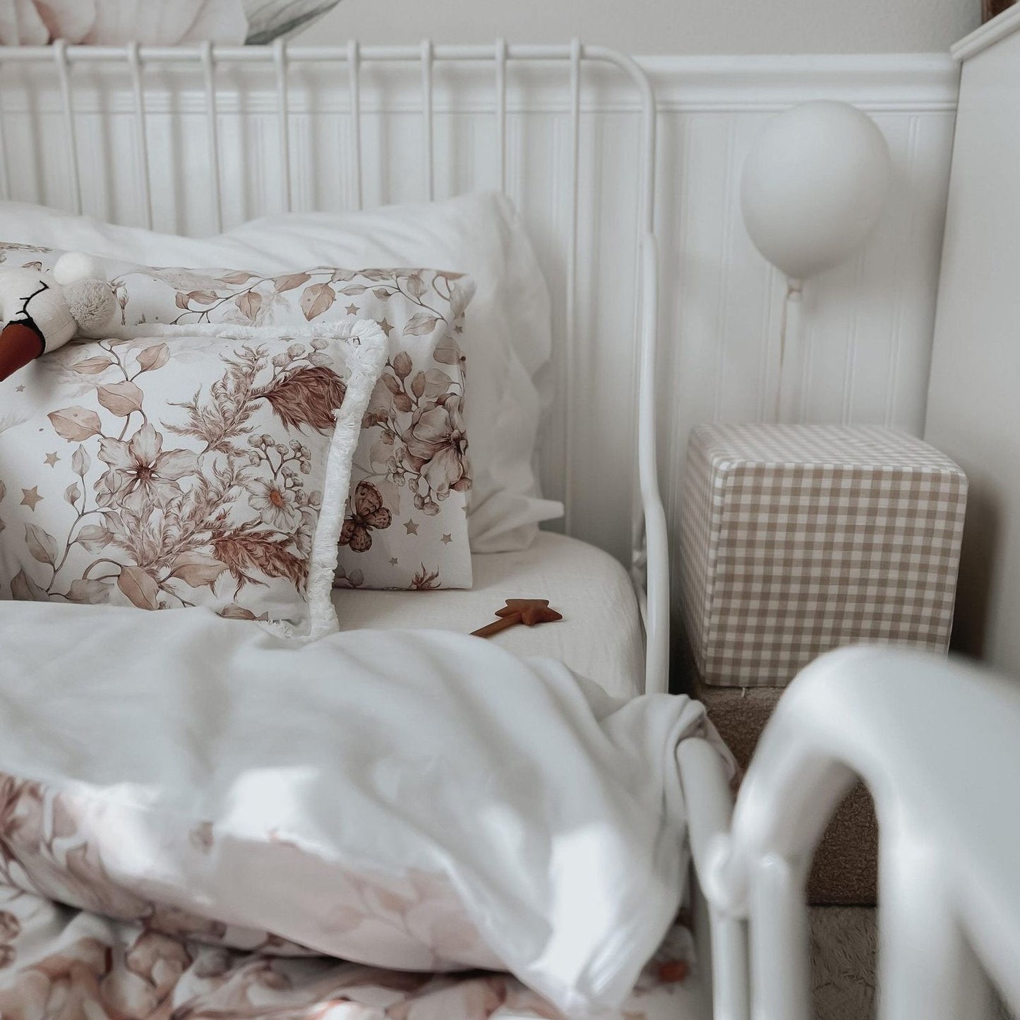 Housse de couette avec taie d'oreiller « Papillon »