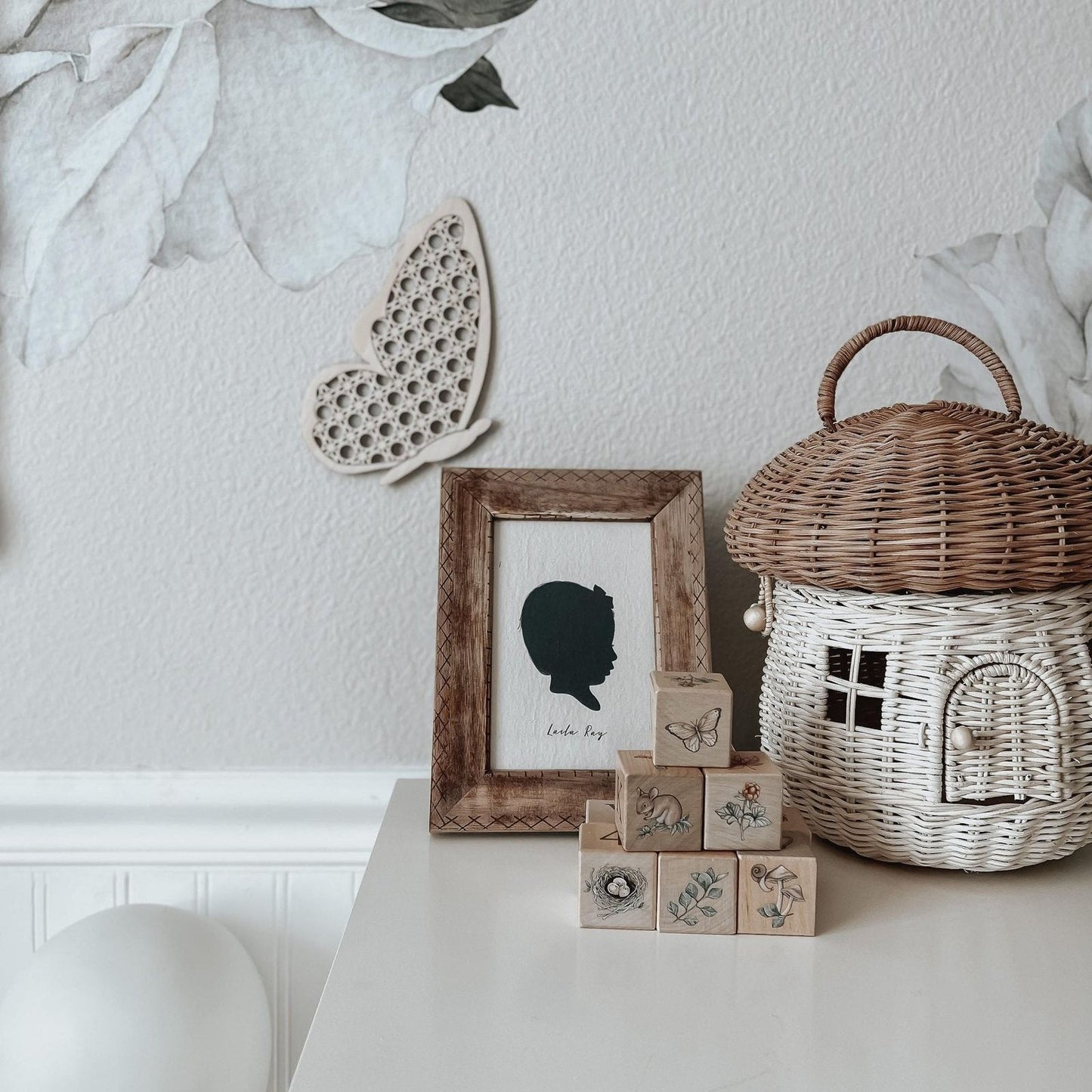 Décoration murale avec ensemble de papillons