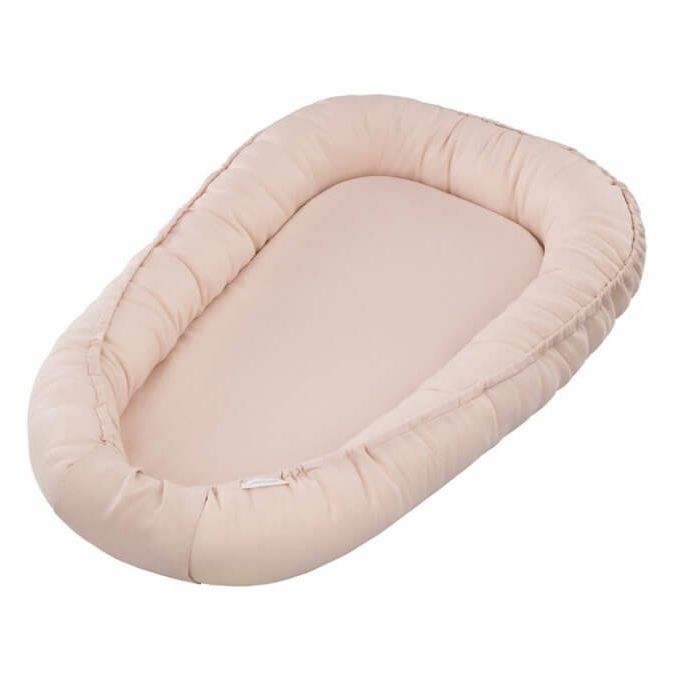 Nid d'ange en lin Cotton & Sweets Pure Nature-Powder Pink