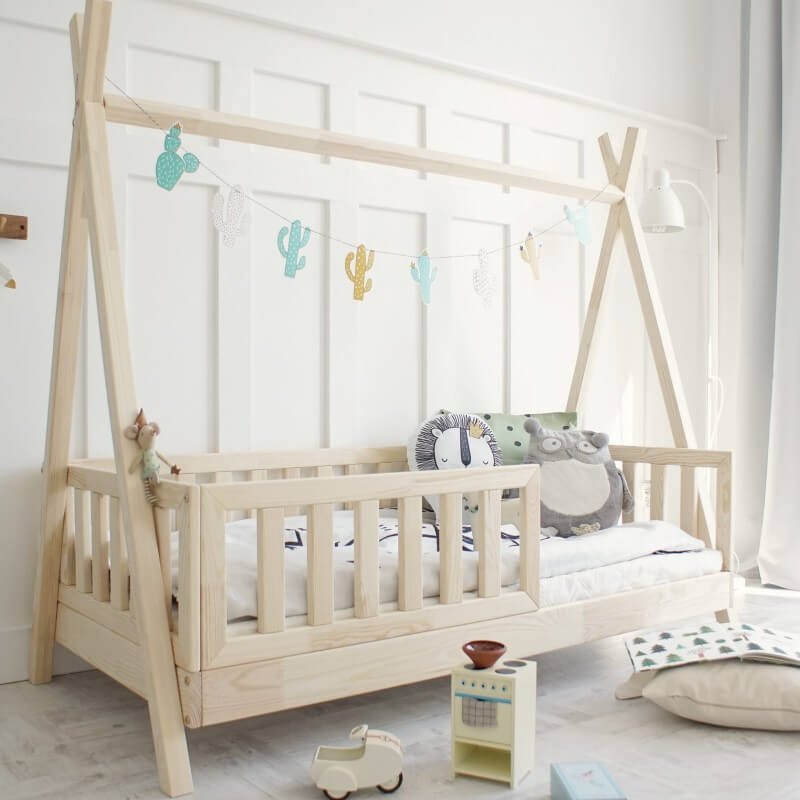Fast delivery - Tipi Bed 'Woods', 80/160