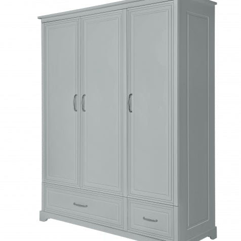 Armoire 3 portes Mare - Gris tourterelle