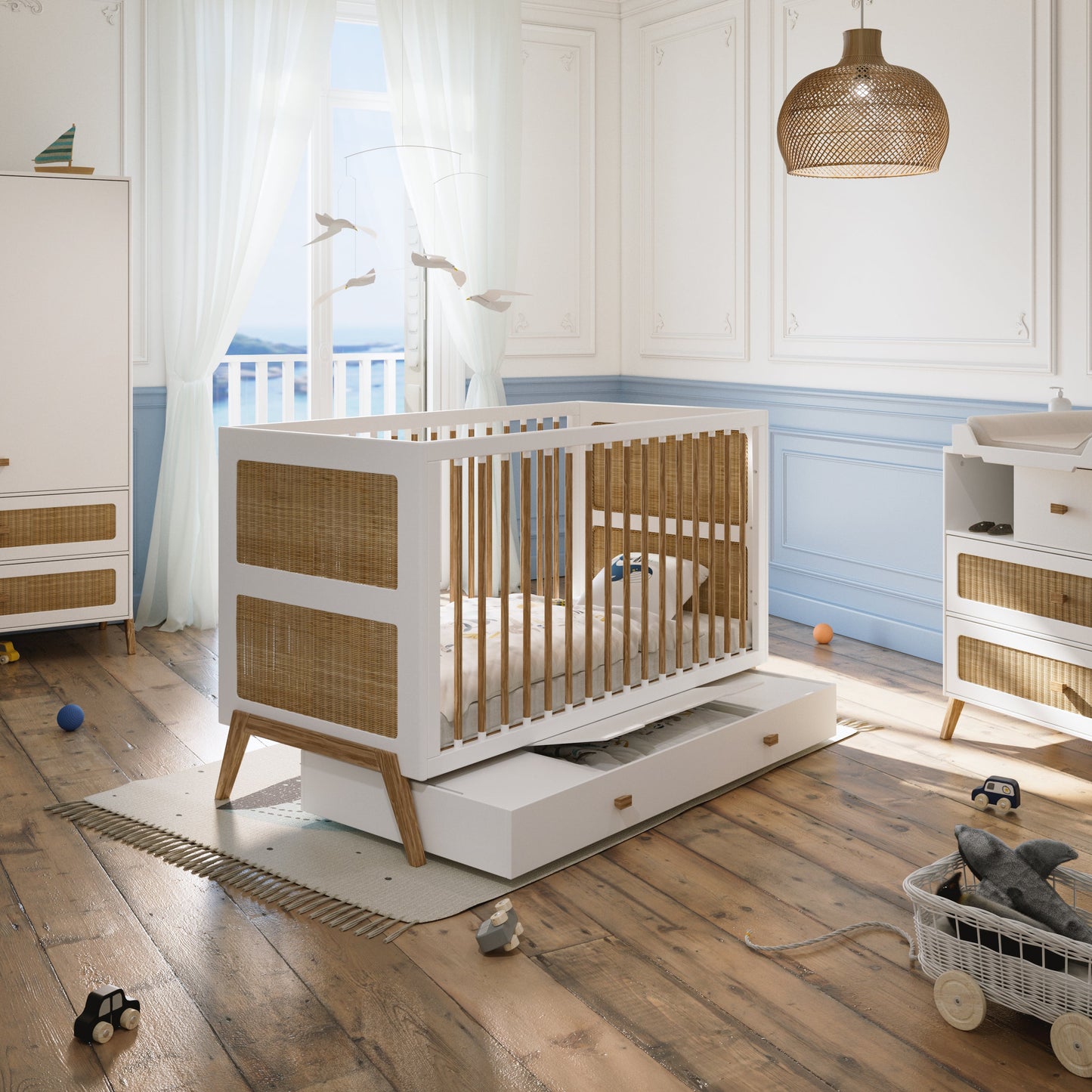 Marélia Meegroeibed – TheoBebe 70 x 140 - Neige