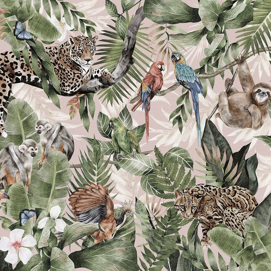 Pink Amazonia  Behang