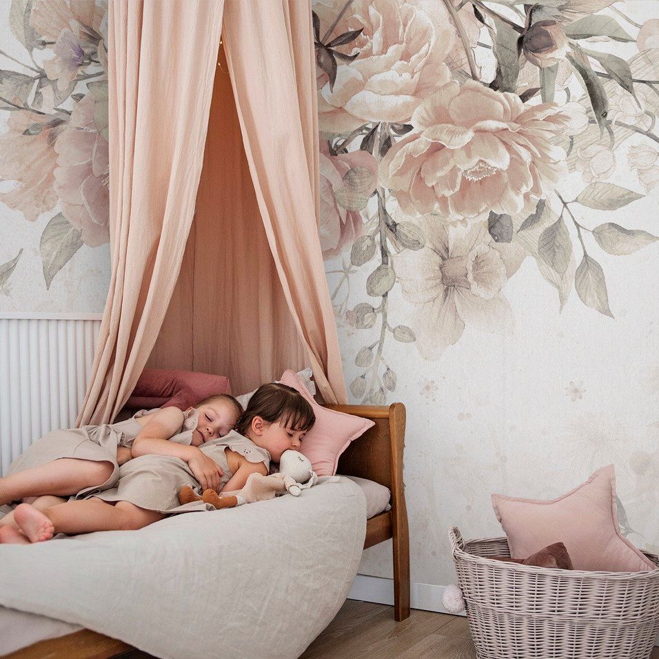 Bloom Beige Behang