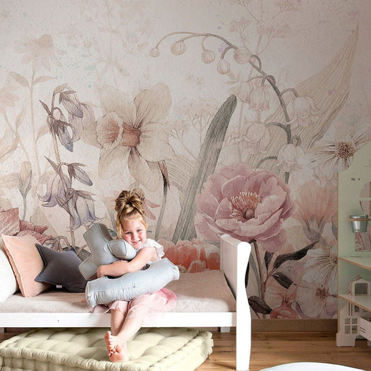 Bloom -Pastel- Behang