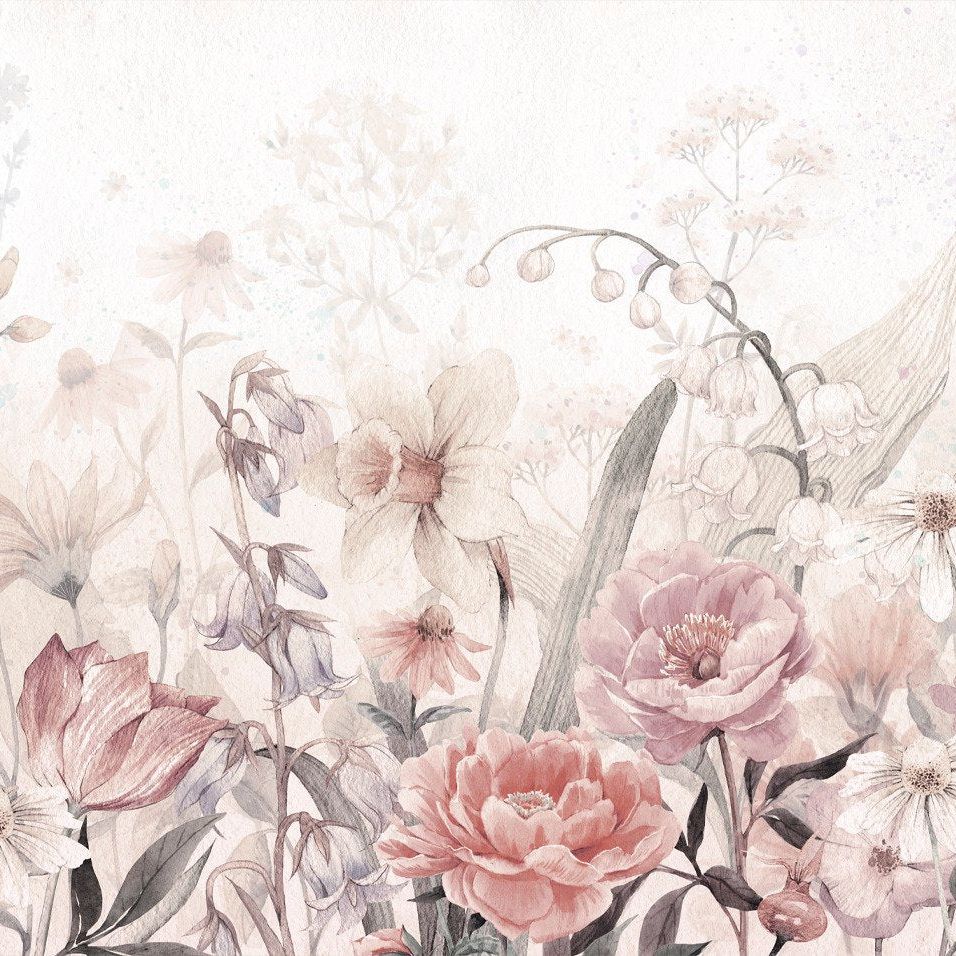 Bloom -Pastel- Behang