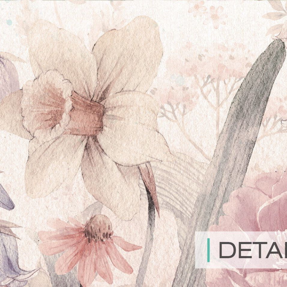 Bloom -Pastel- Behang