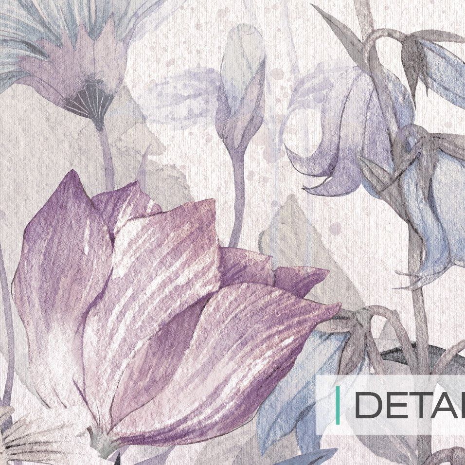 Bloom -Purple- Behang