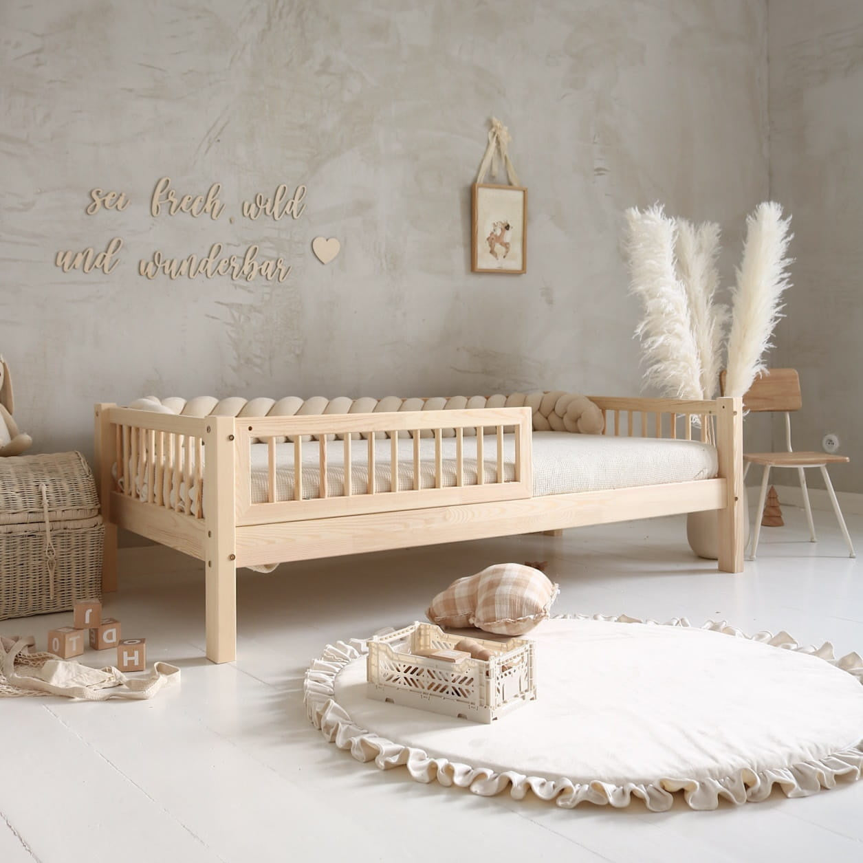 Bed Basic- Noa 190x90 cm Naturel