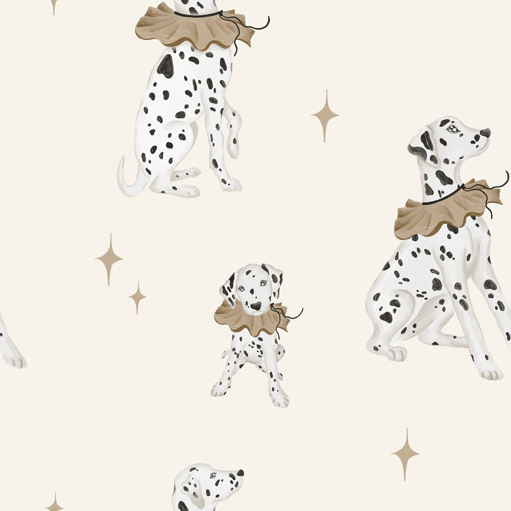 Behang Retro Dalmatiërs- 2 rollen