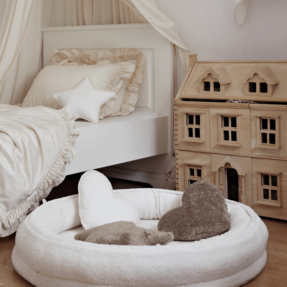 Boho Boucle Junior nest Ecru