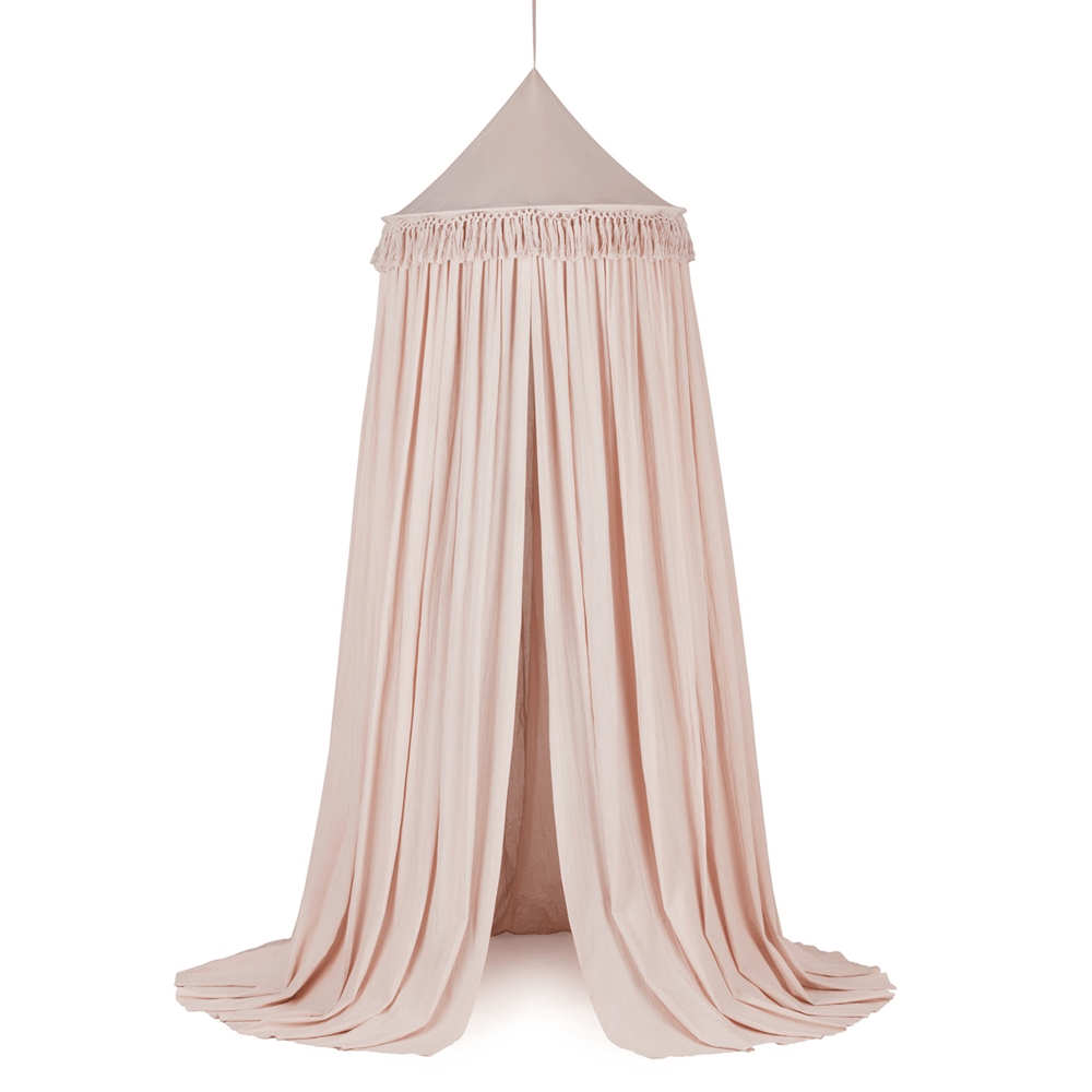 Boho Canopy fi 70 Fringe Maxi Powder pink