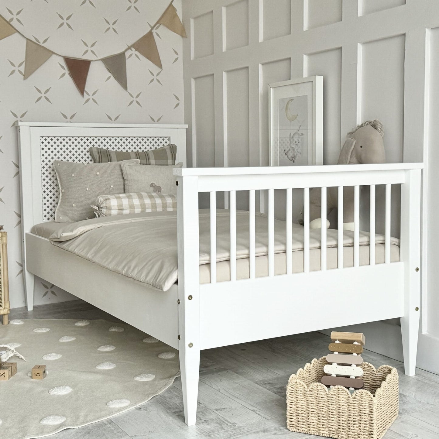 Bed Nala boho White