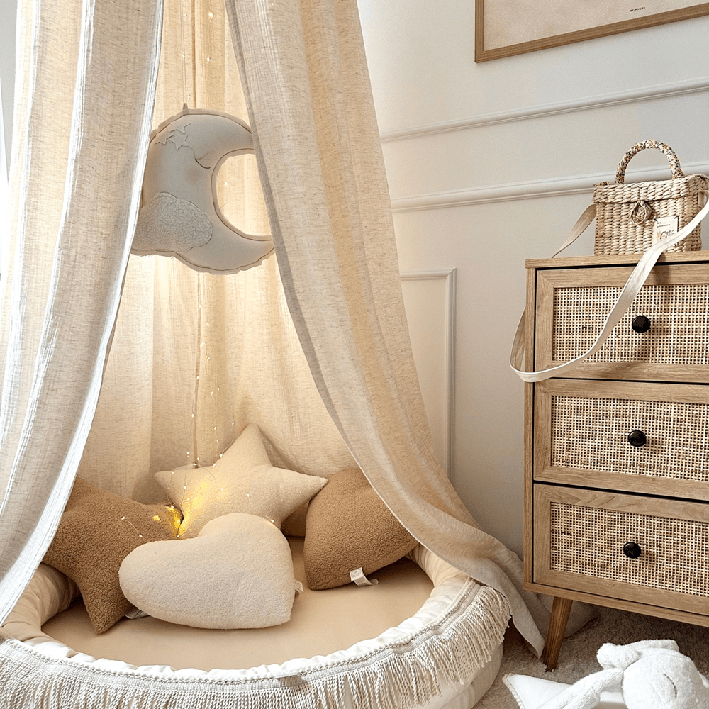 Ciel de lit Coton & Bonbons Boho Twist" Naturel"