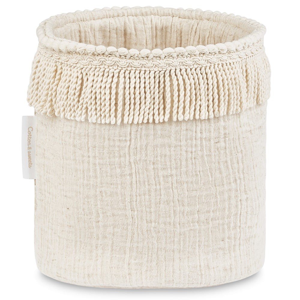 Care Basket 'Boho Twist Natural' Round