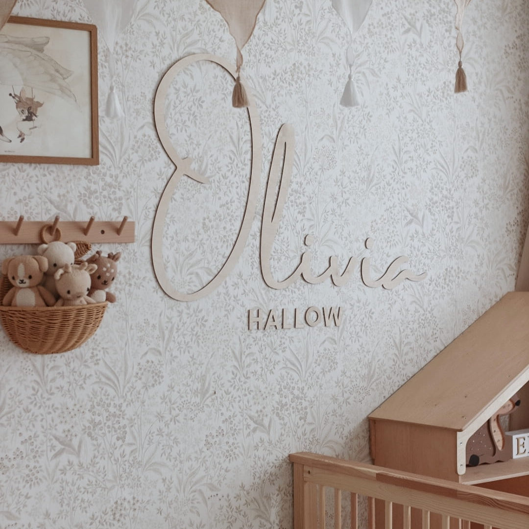 Large 3D name wall sign – Gepersonaliseerd