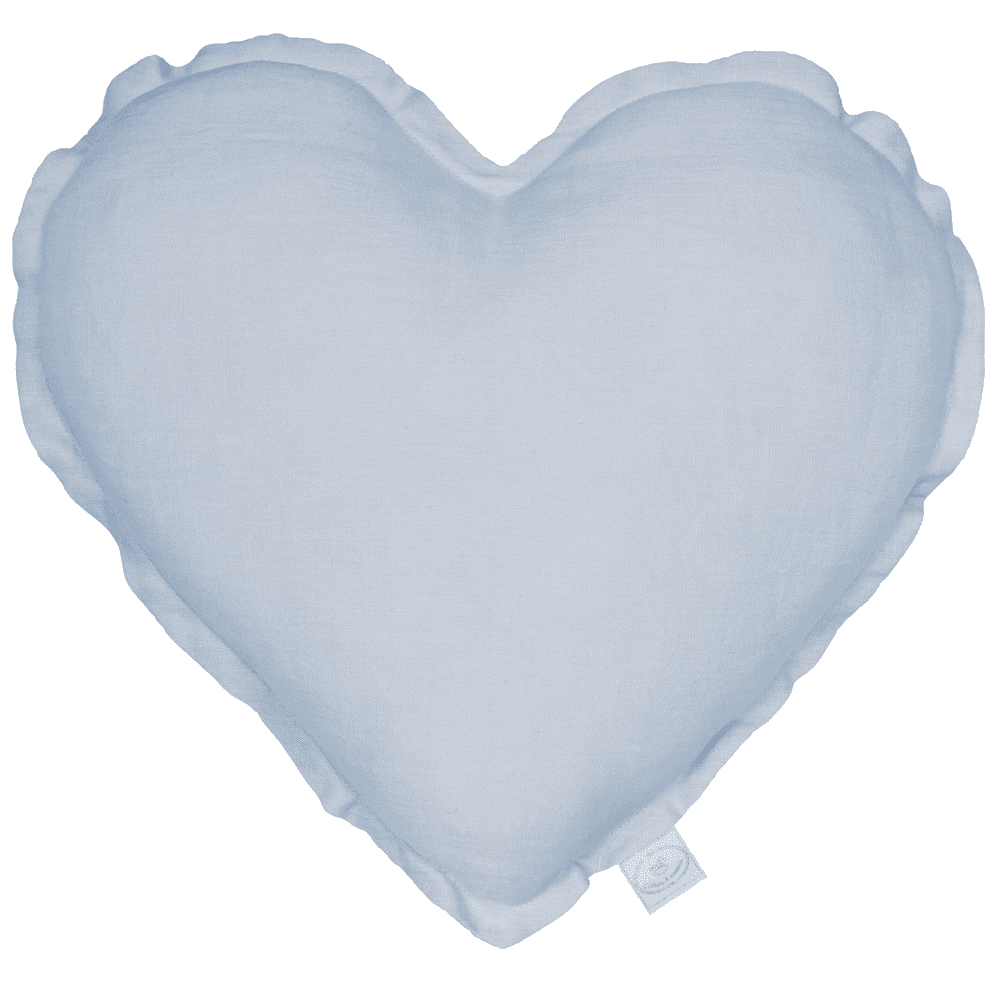 Decorative cushion Heart-Blue