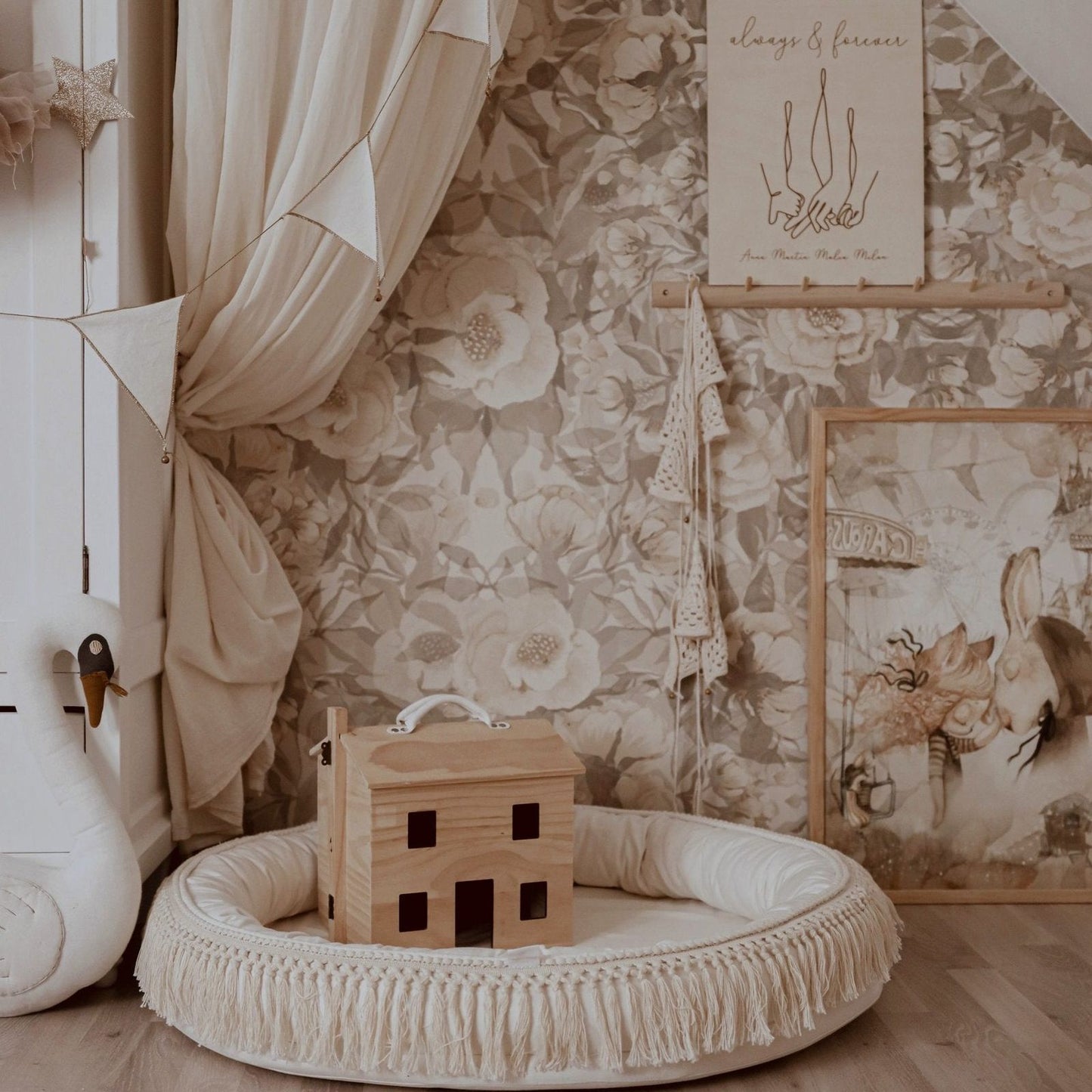 Cotton & Sweets Small Junior nest -Boho- Vanilla