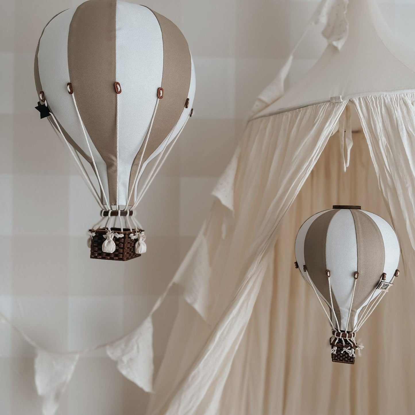 Lucht ballon- White&Gold