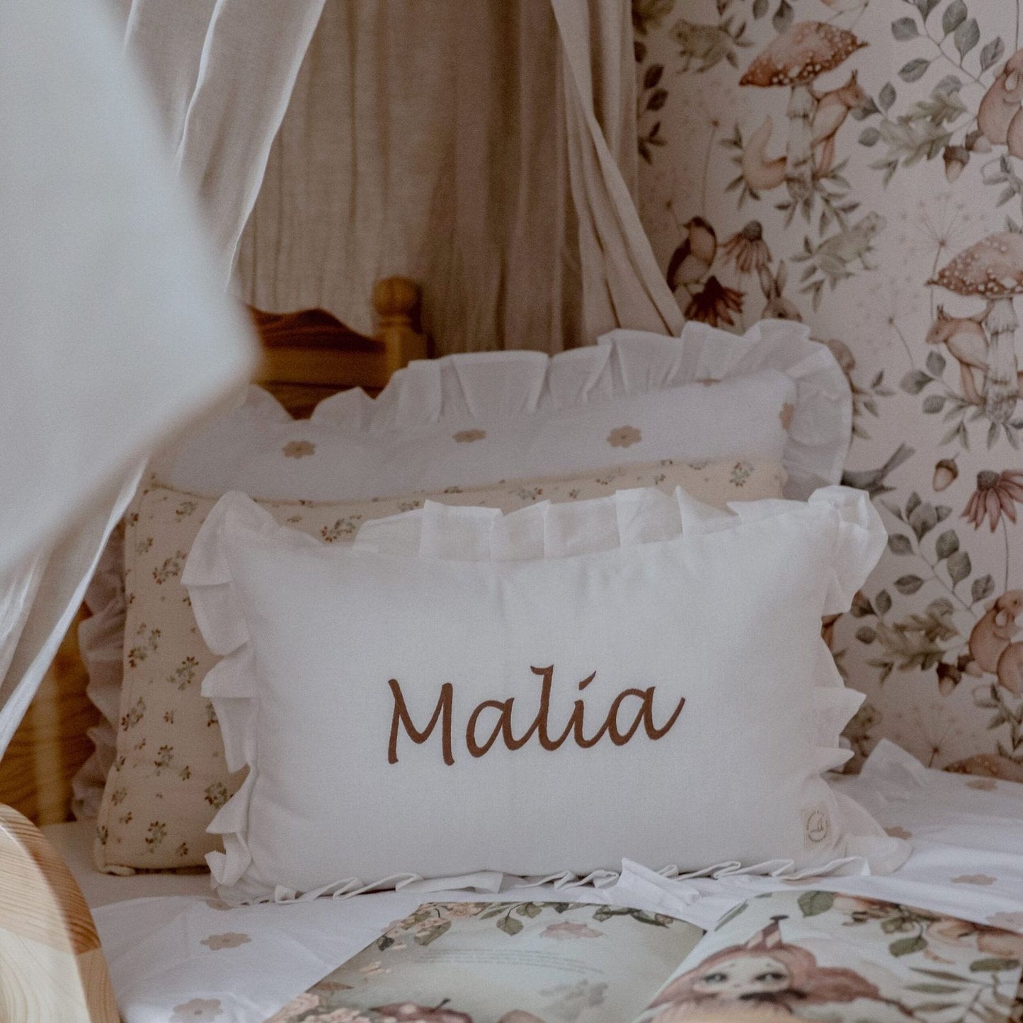Coussin décoratif avec nom