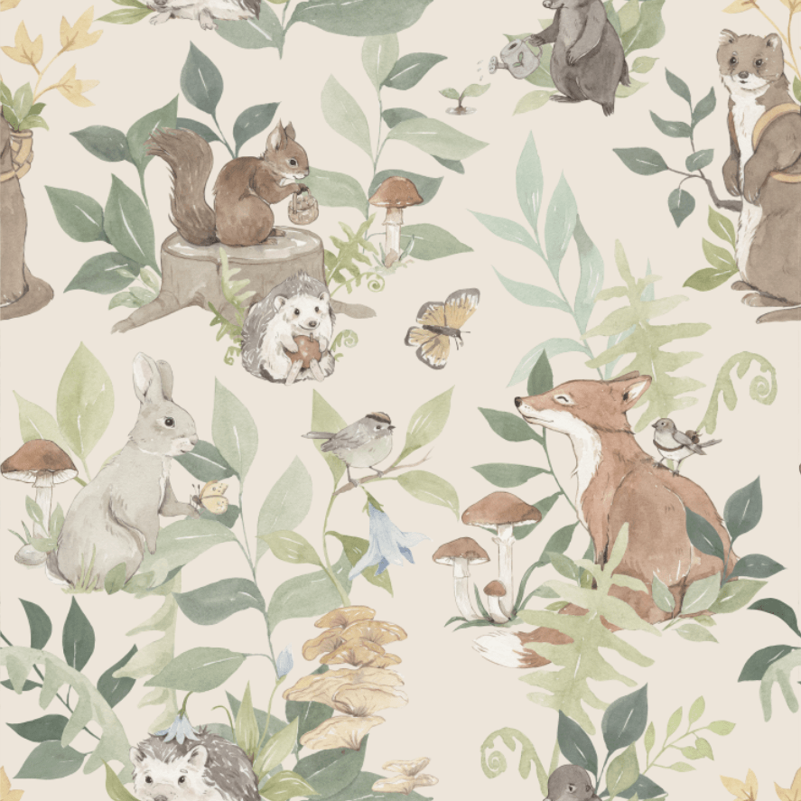 Woodland-Small- Beige Sample