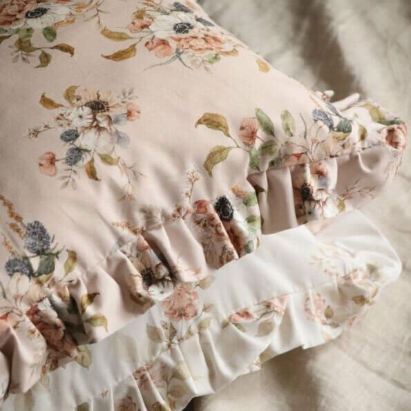 Coussin Roses Vintage - Rembourrage inclus