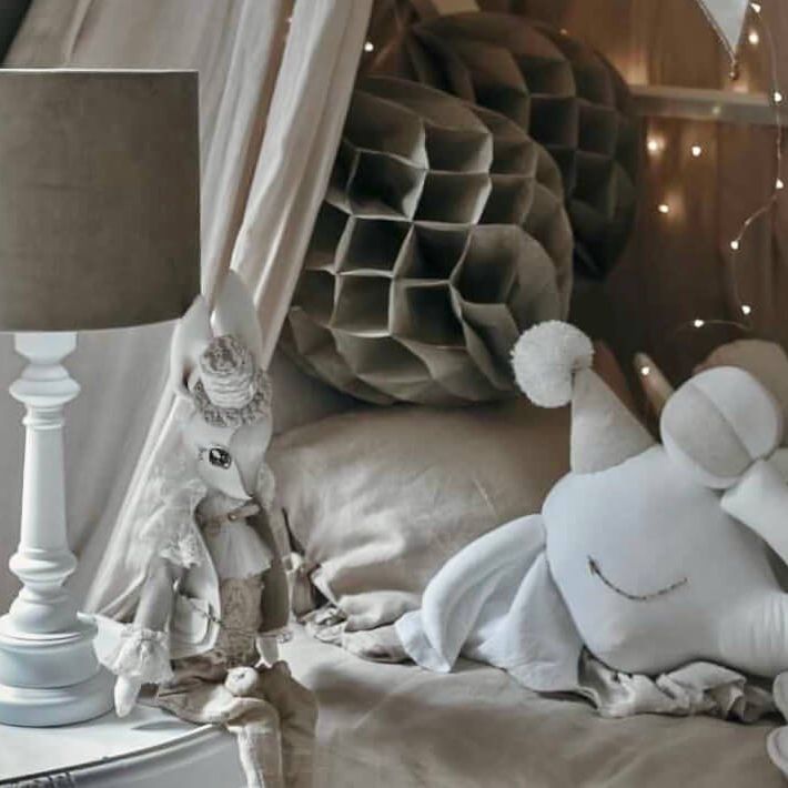 Nachtlamp Velvet-Brown