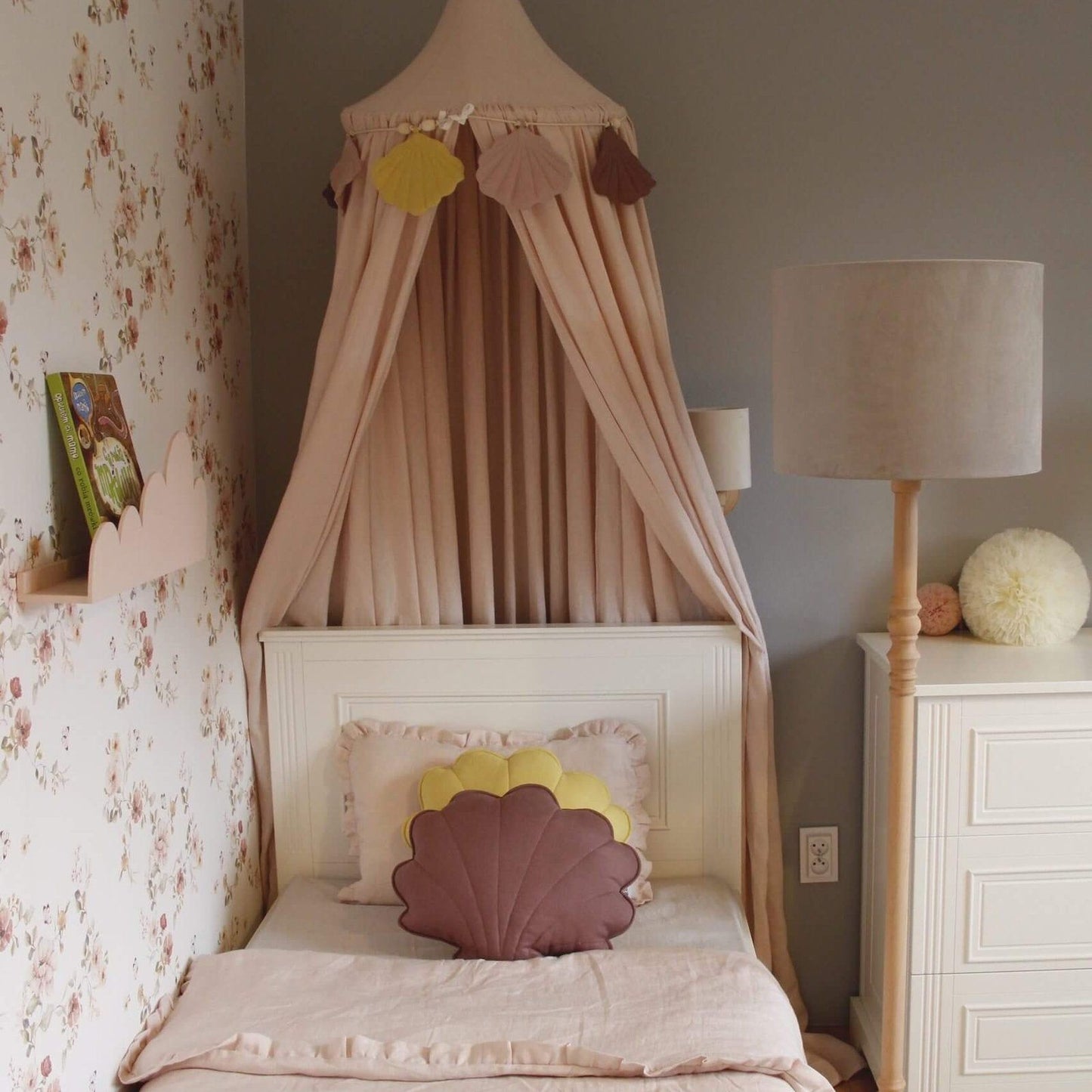 Vloerlamp Velvet-Brown