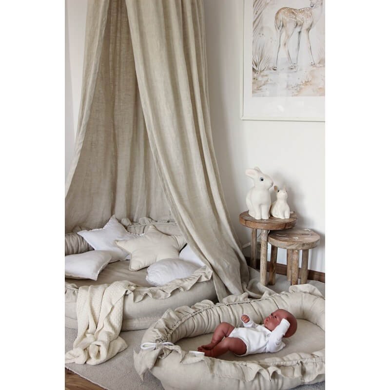 Nid junior en lin Cotton&Sweets Pure Nature - Naturel