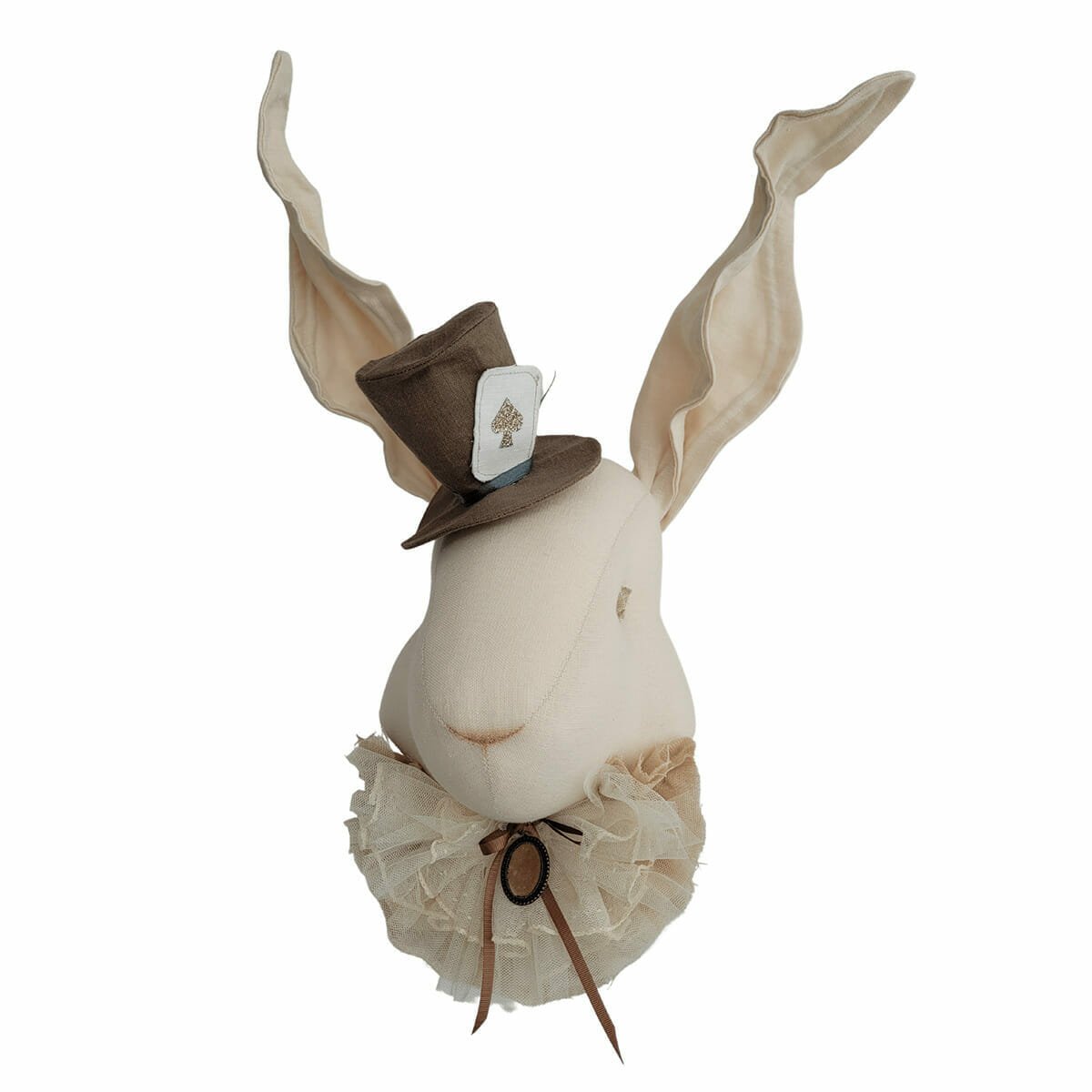 Linen Rabbit from wonderland- Light Beige Mr. Hatter