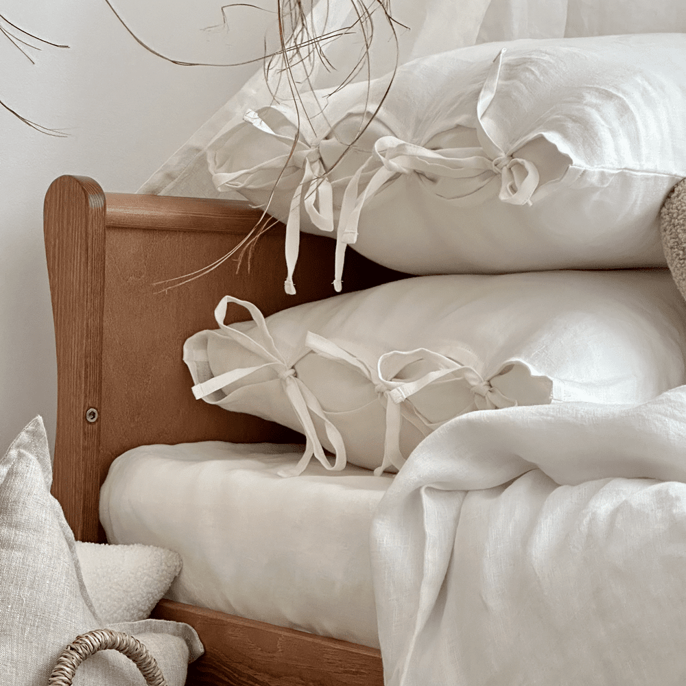 Linen Cream bedding set - Cotton & Sweets 100 x 135cm