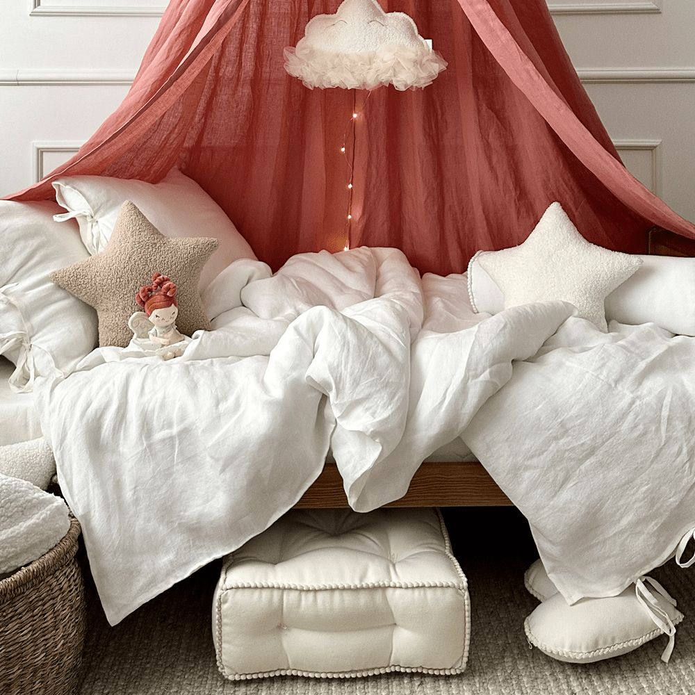 Linen Cream bedding set - Cotton & Sweets 140 x 200cm