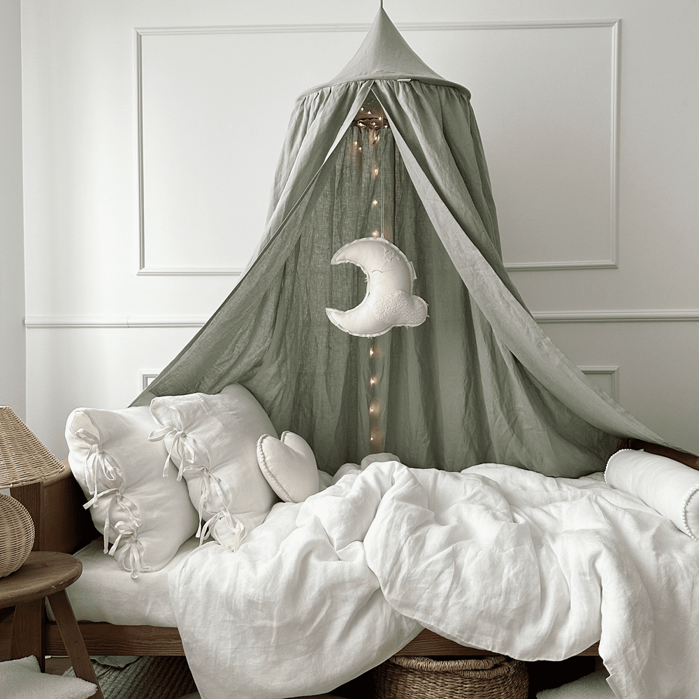 Bedhemel Cotton & Sweets Linnen -Sage Green