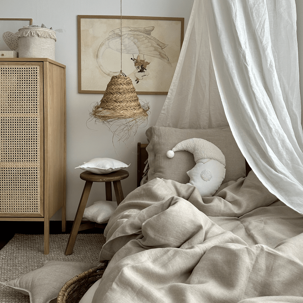 Bedhemel Cotton & Sweets Linnen -Cream