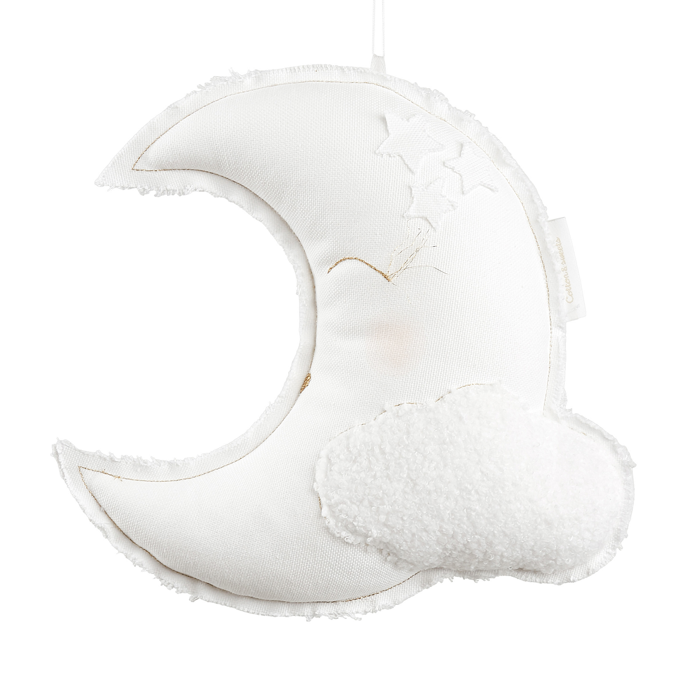 Louis Lune mobile Linen White-Cotton & Sweets