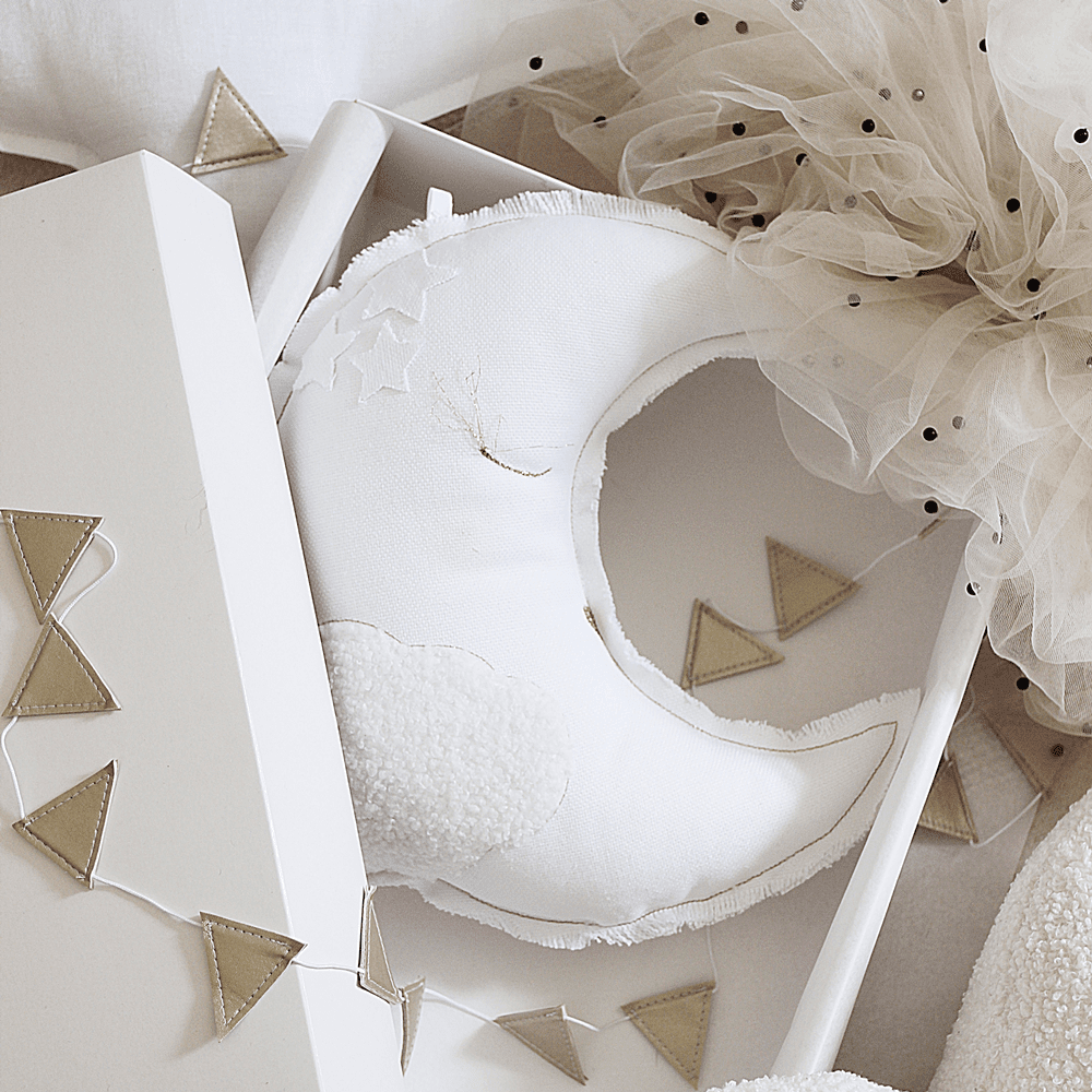 Louis Lune mobile Linen White-Cotton & Sweets