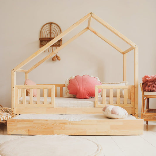 Huis Bed- Cici met opberglade, optie tot slaaplade