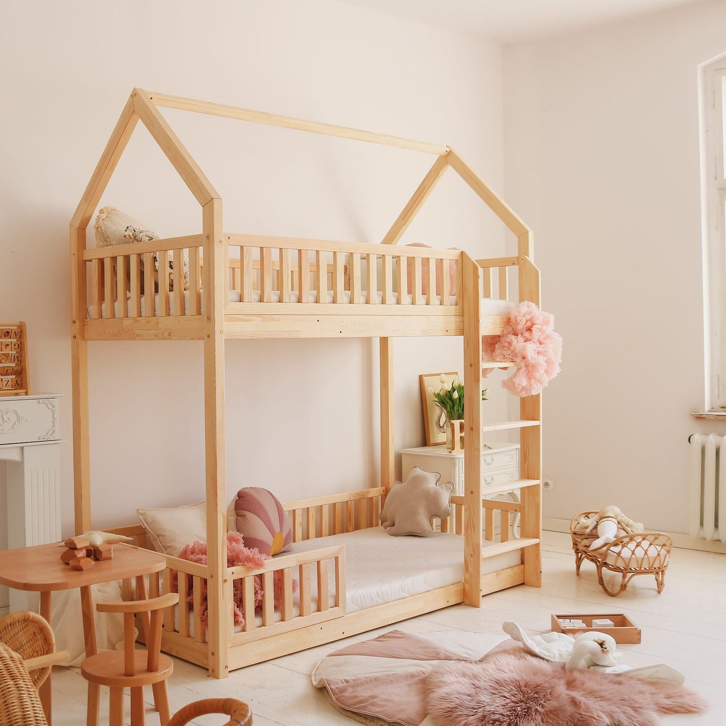 Fast delivery - Luna half-height bunk bed, 190/90 cm