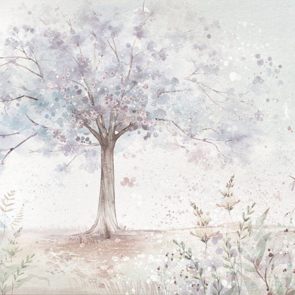 Merry Cherry - Violet - Fond d'écran