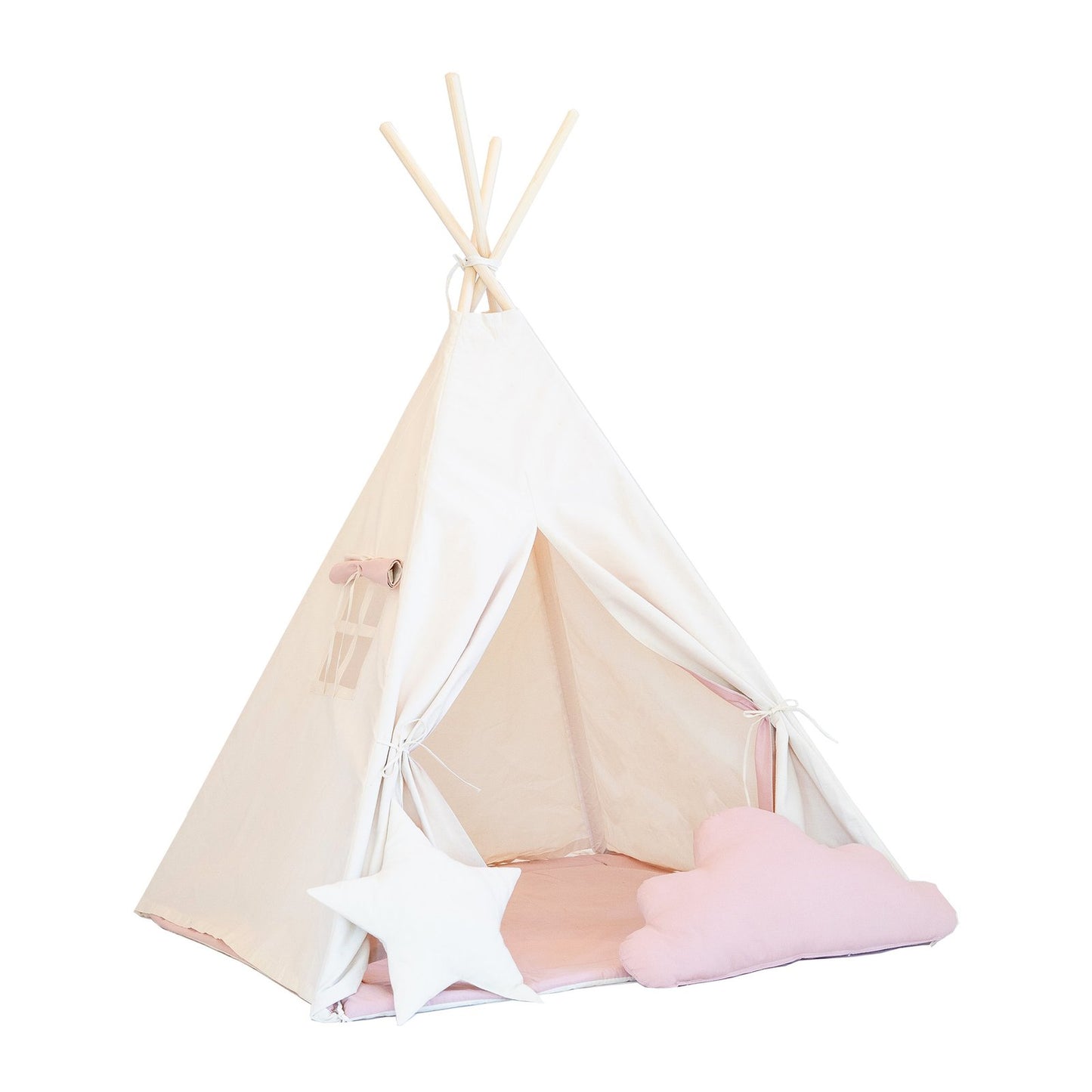 Tipi tent 'Ice cream' , inclusief mat en kussens