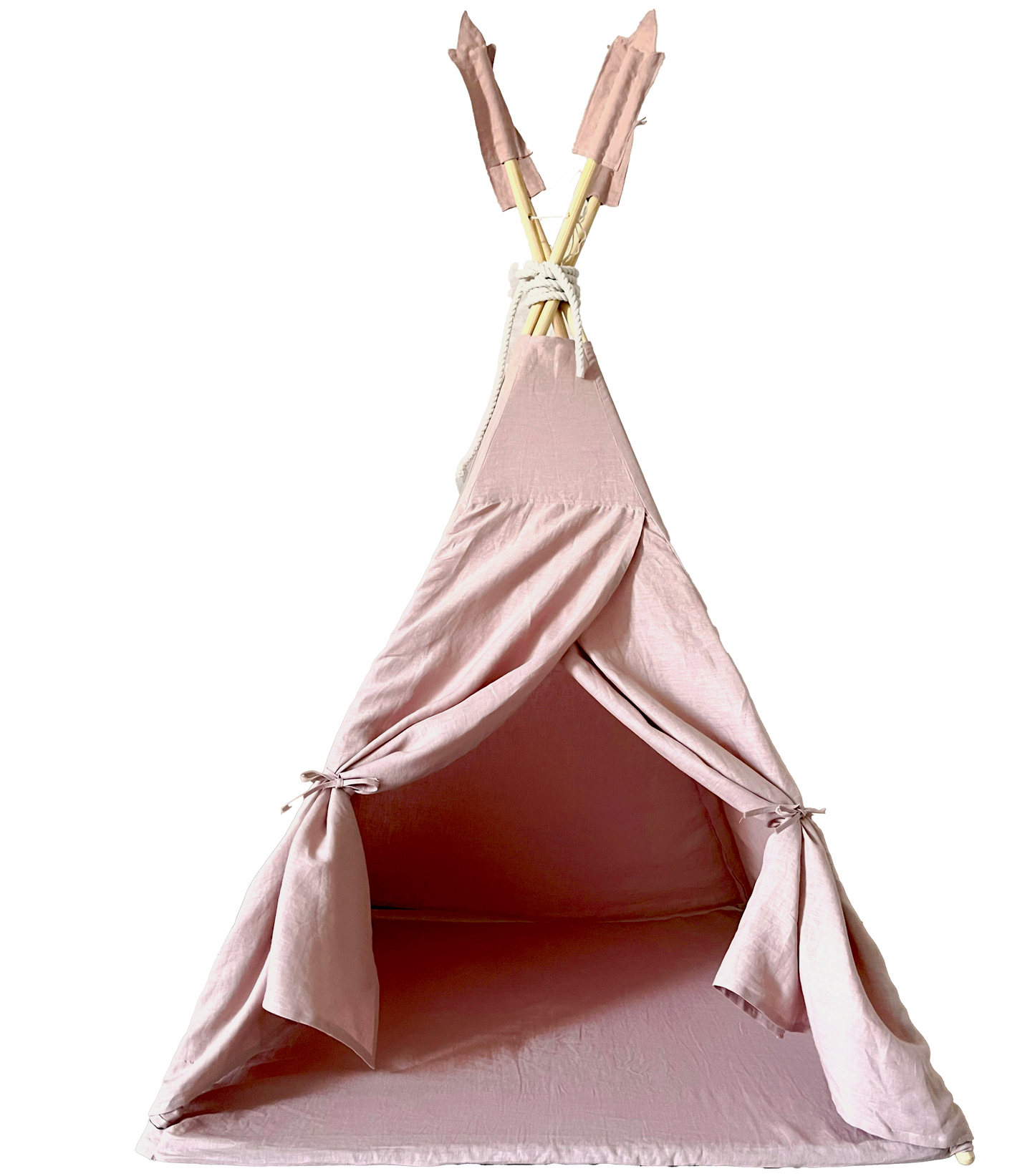 Tipi Tent Linnen Powder Pink