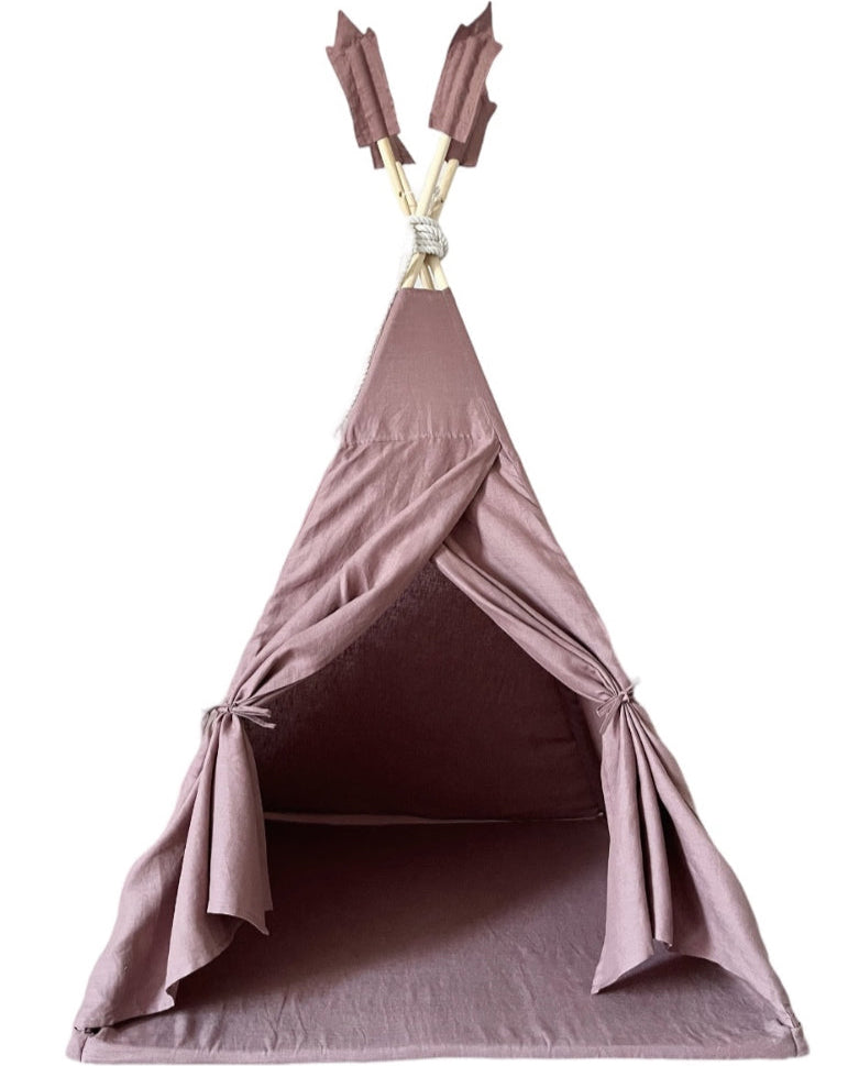 Tipi Tent Linnen Marsala