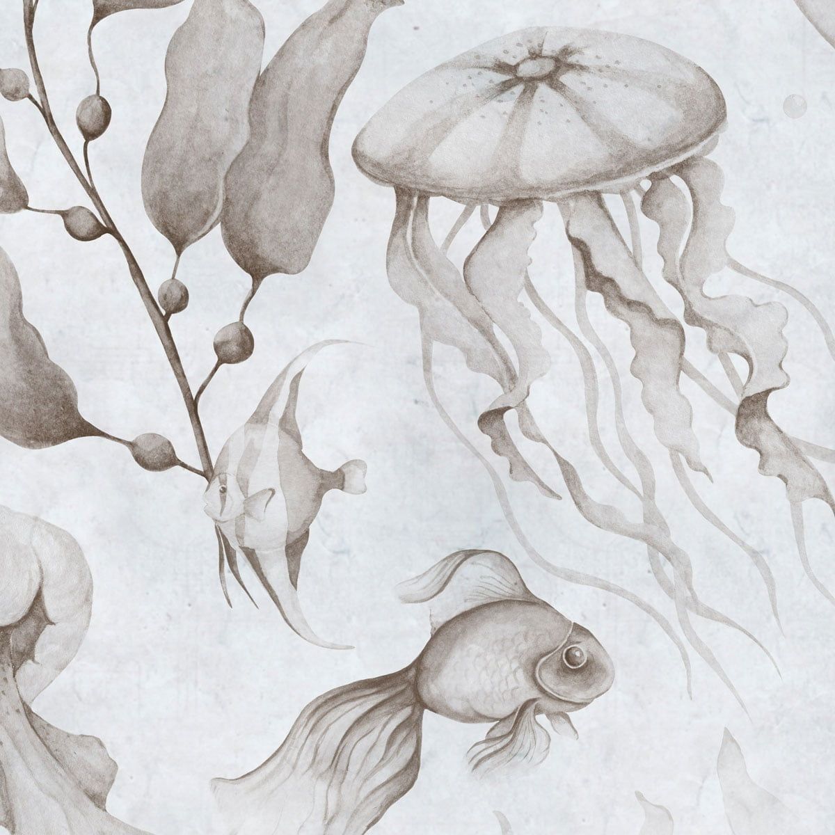 'Magic Of The Ocean Vintage' -Big - Behang