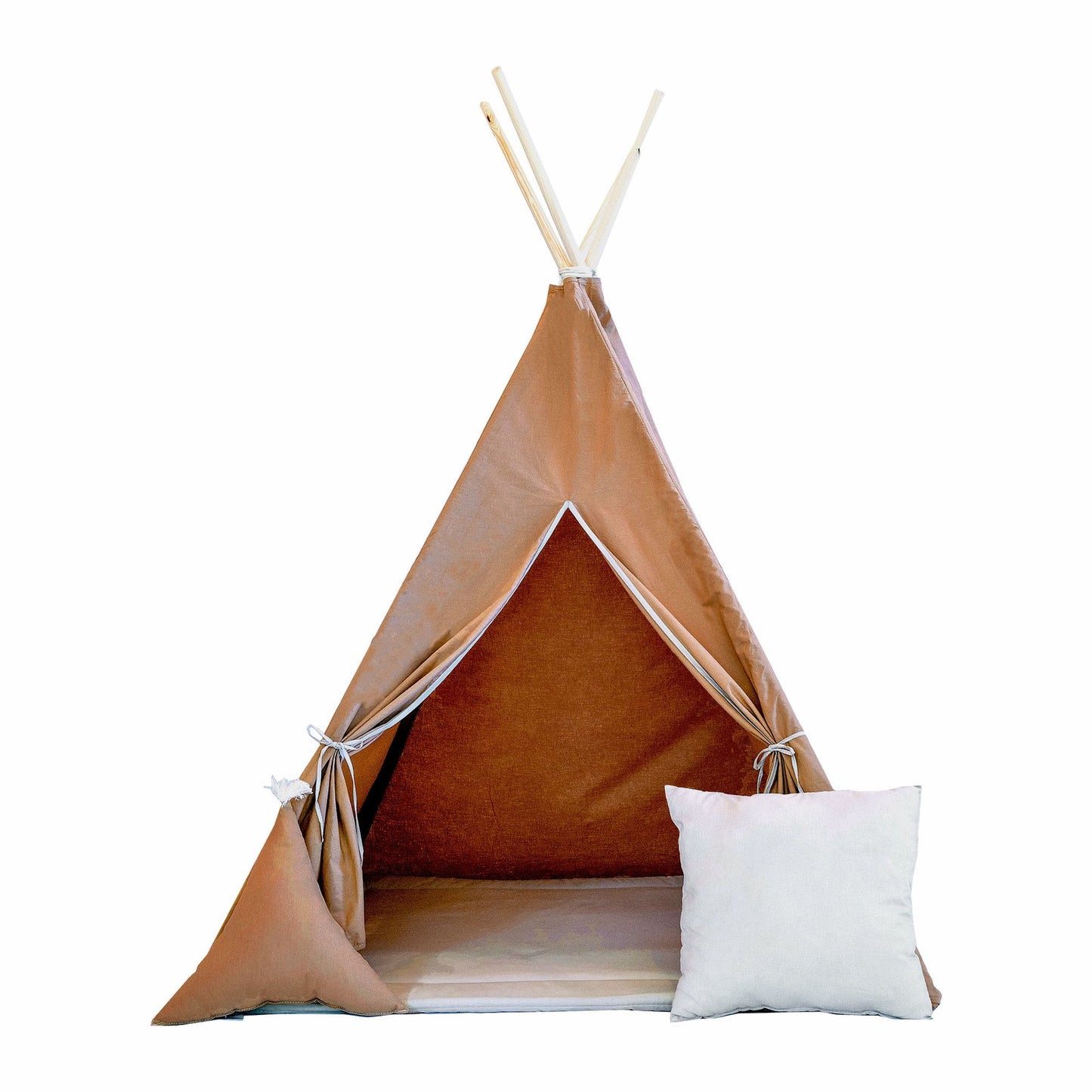 Tipi tent 'Caramel' , inclusief mat en kussens