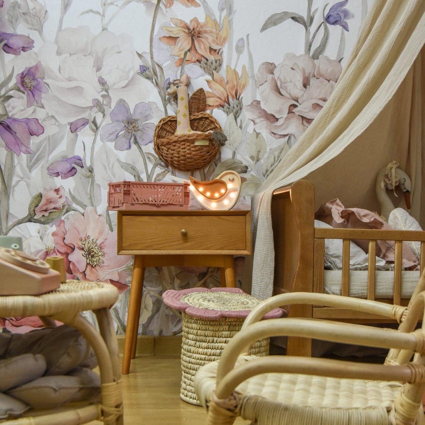 Flower garden- Behang