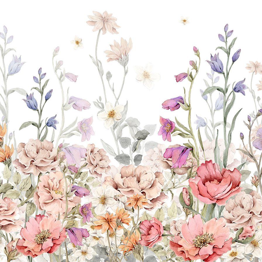 Flower garden- Behang