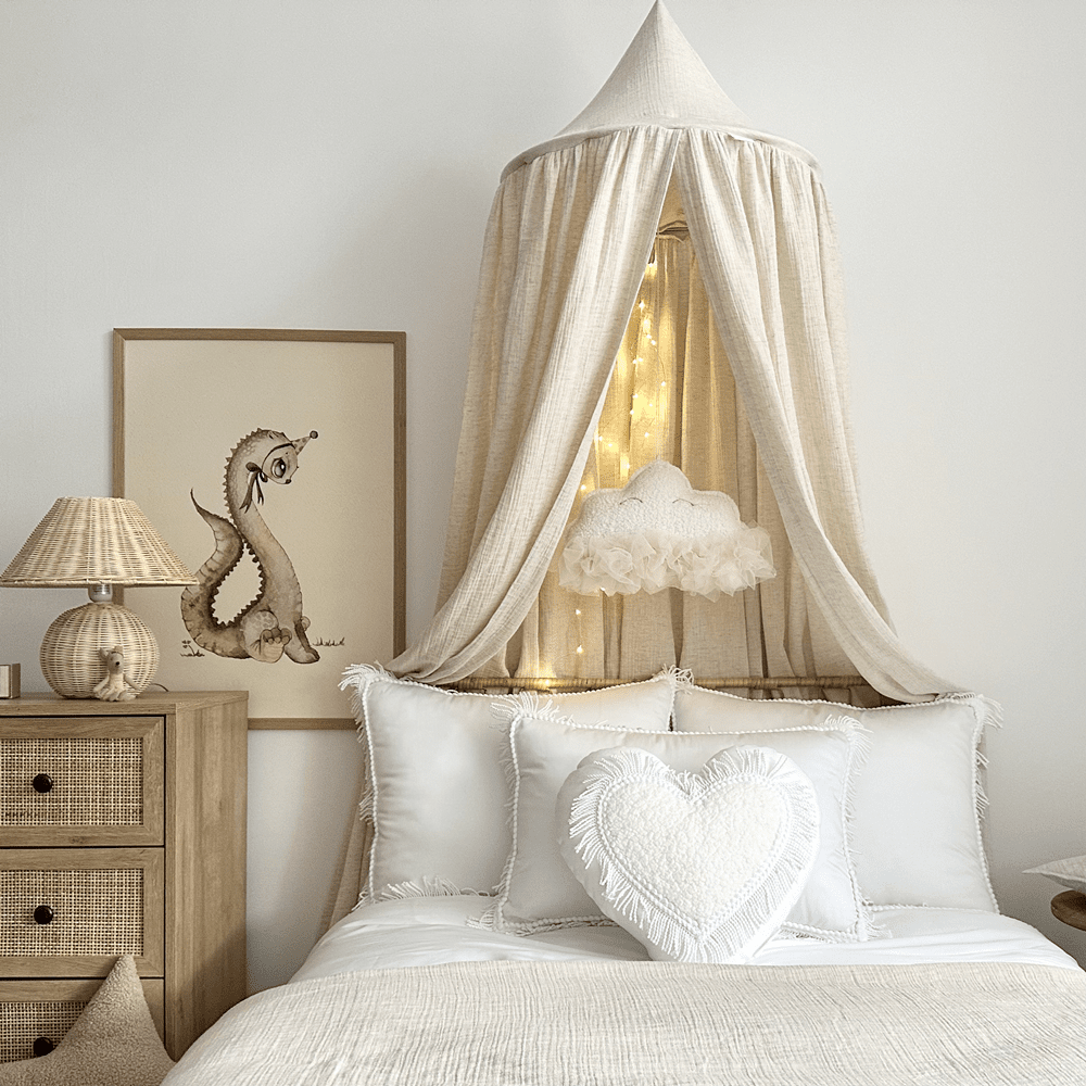 Bedhemel Cotton & Sweets Linnen Mousseline Mix "Natural"