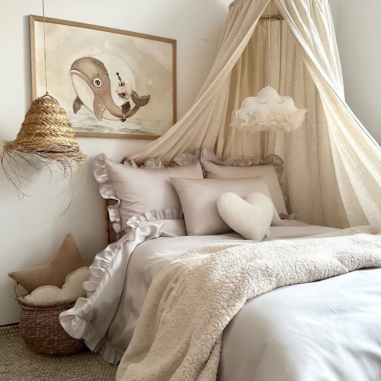 Bedhemel Cotton & Sweets Linnen Mousseline Mix "Natural"