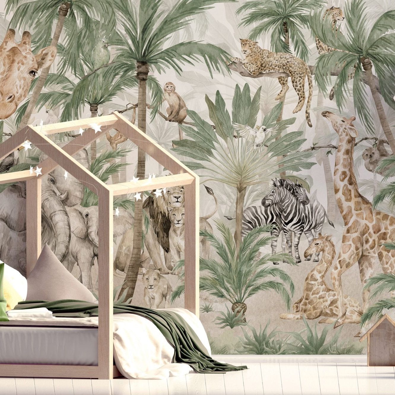 Jungle oasis - Behang