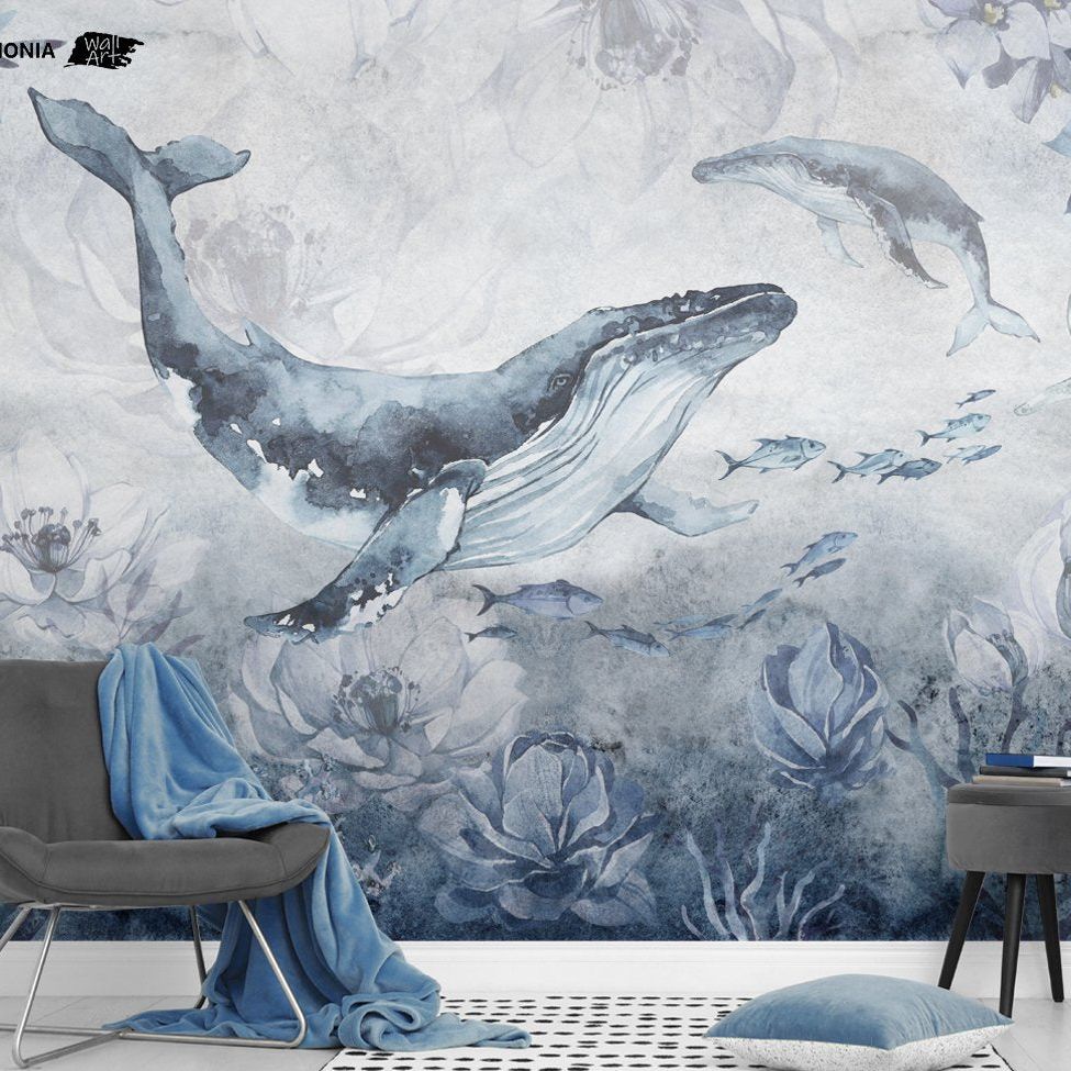 Whale - Behang